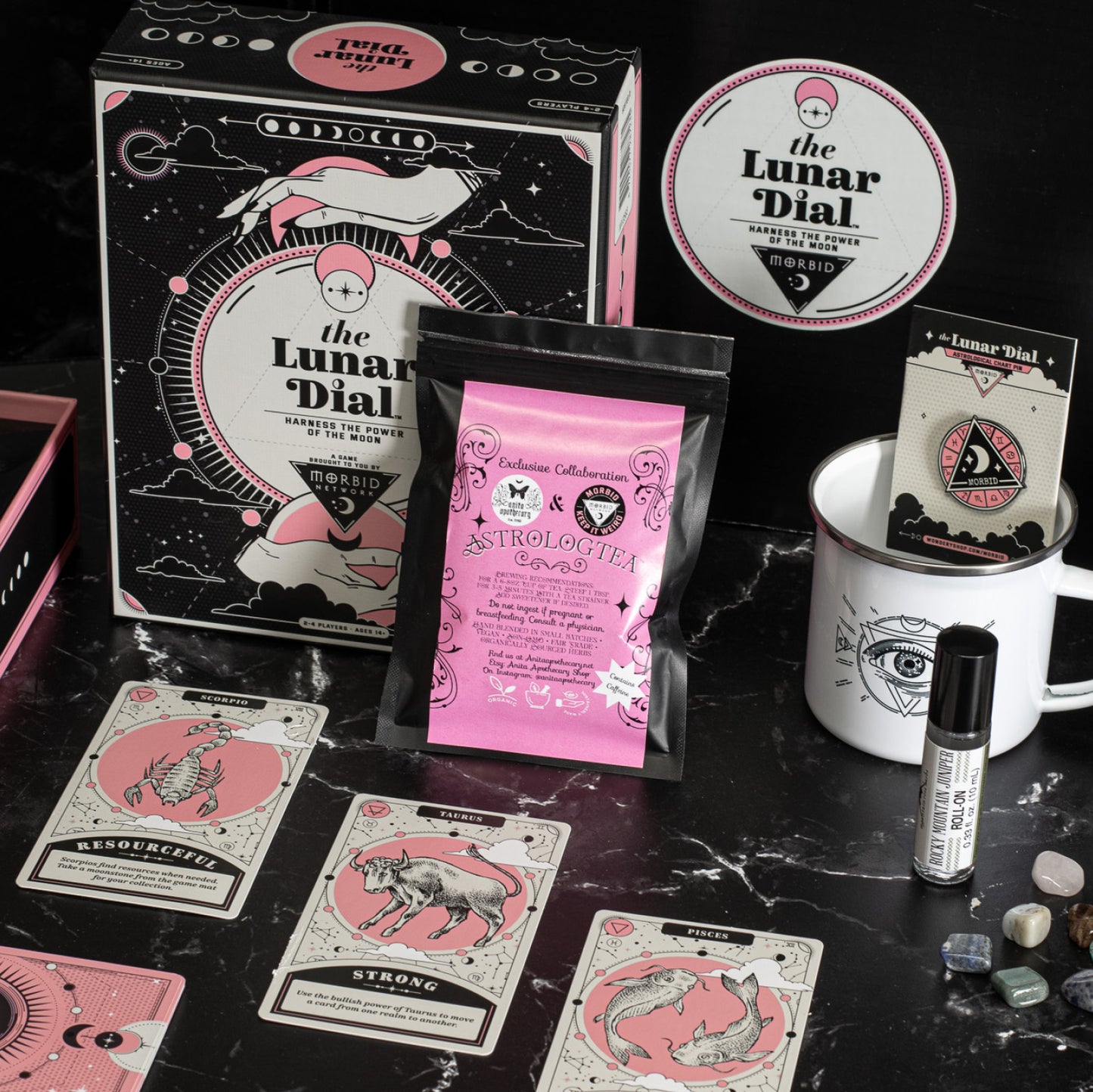 The Morbid Lunar Dial Board Game Exclusive Box Set