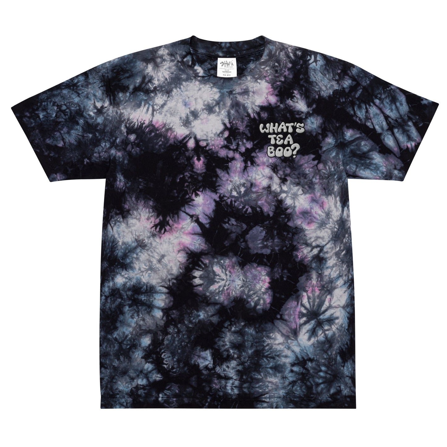 Keke Palmer "What's Tea, Boo?" Oversized Tie-Dye T-Shirt
