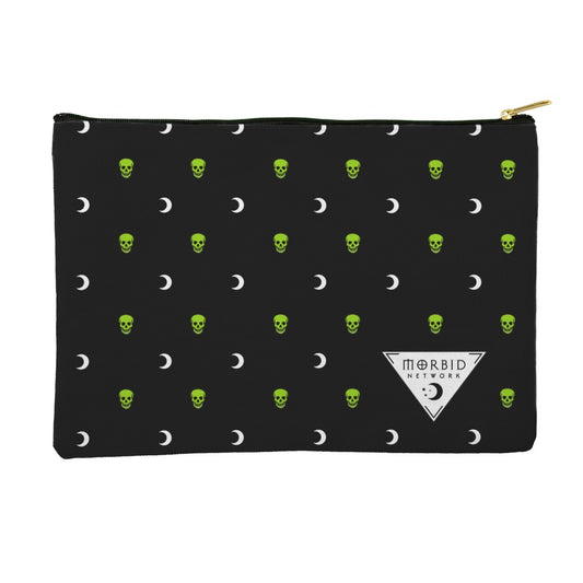 Morbid Skeletons Pattern Accessory Pouch-0