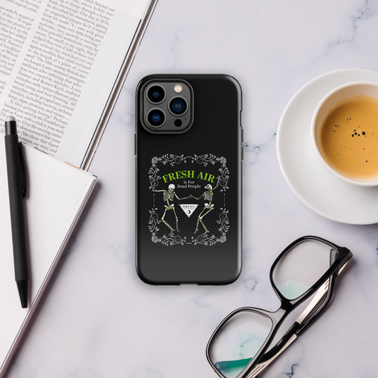 Morbid Fresh Air Is For Dead People Tough Phone Case - iPhone-23