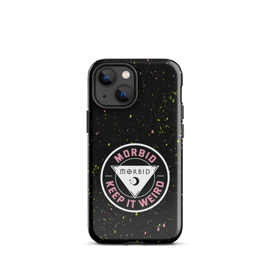 Morbid Keep It Weird Patch iPhone Tough Case-14