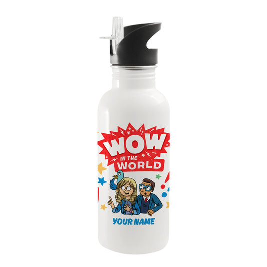 Wow in the World Characters Personalized Water Bottle-0