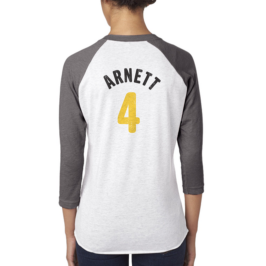 SmartLess Arnett 3/4 Sleeve Baseball T-Shirt-0