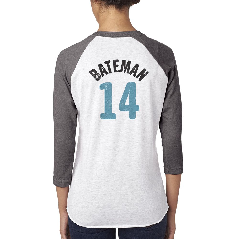 SmartLess Bateman 3/4 Sleeve Baseball T-Shirt