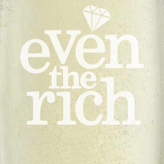 Even the Rich Logo Stemless Champagne Flute-1