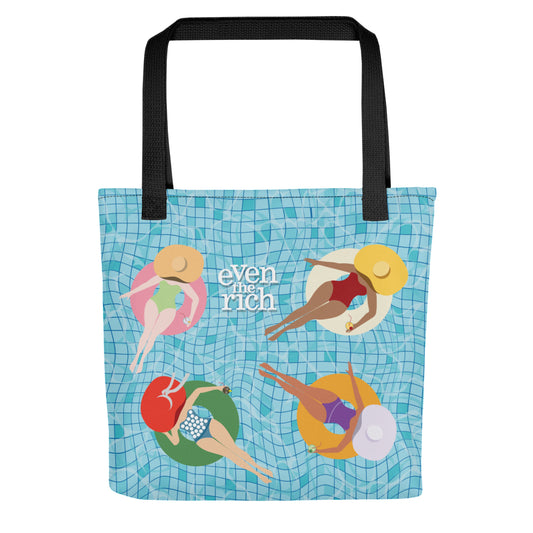Even the Rich Pool Tote Bag-5