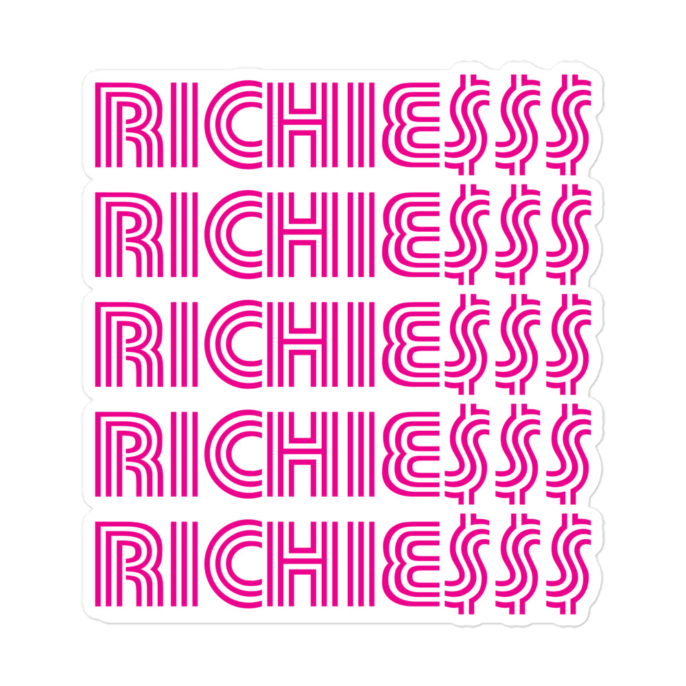 Even the Rich Richies Die Cut Sticker