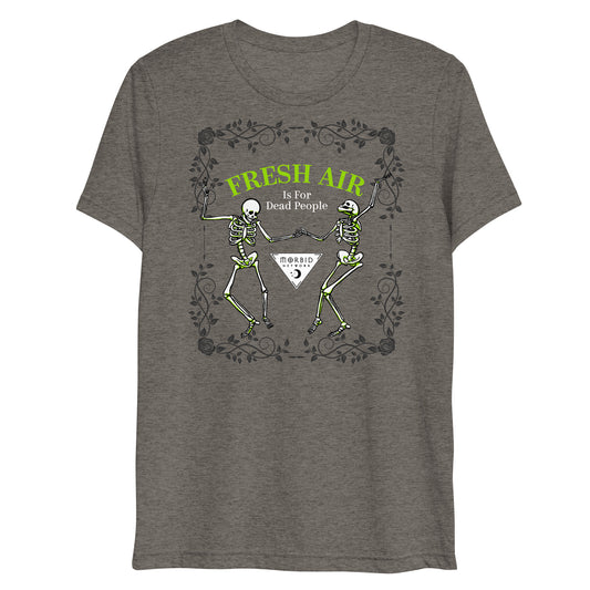 Morbid Fresh Air Adult Tri-Blend T-Shirt-4