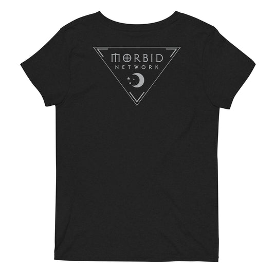 Morbid Alaina Ash Snakes Women's Recycled V-Neck T-Shirt-4