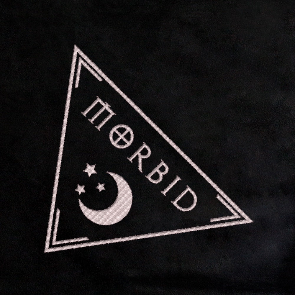Morbid Logo Embroidered Fleece Blanket
