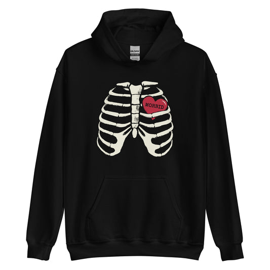 Morbid Heart Hooded Sweatshirt-0