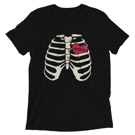 Morbid Heart Adult Short Sleeve T-Shirt-0
