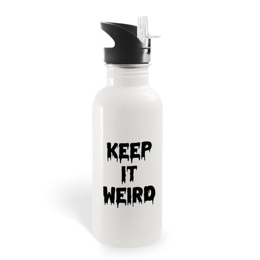Morbid Keep It Weird Water Bottle-3
