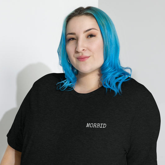 Morbid Embroidered T-Shirt-2