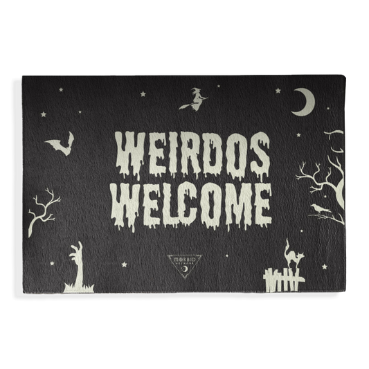 Morbid Weirdos Welcome Door Mat-3