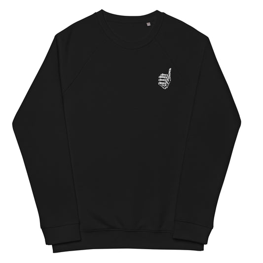 MrBallen Embroidered Skeleton Thumb Crewneck-0