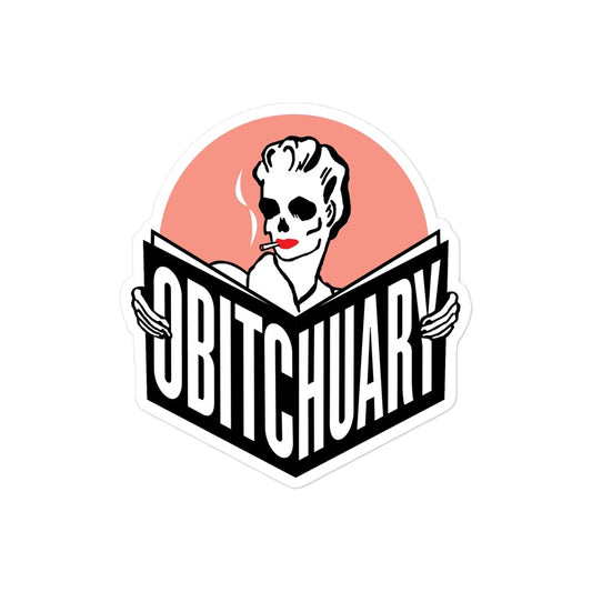 Obitchuary Logo & Geoff Sticker Set-2