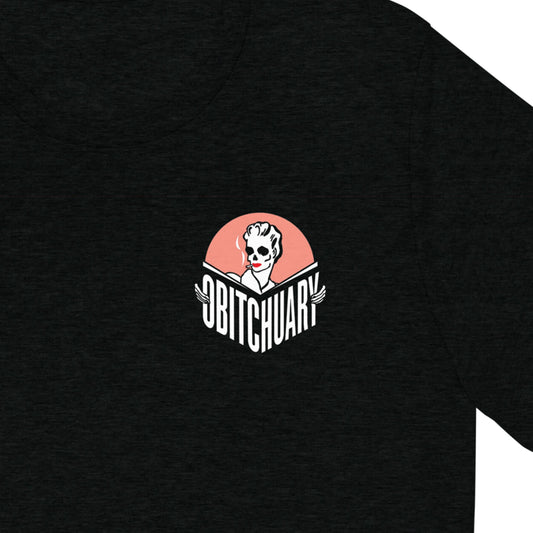 Obitchuary Logo Tri-Blend T-Shirt-1