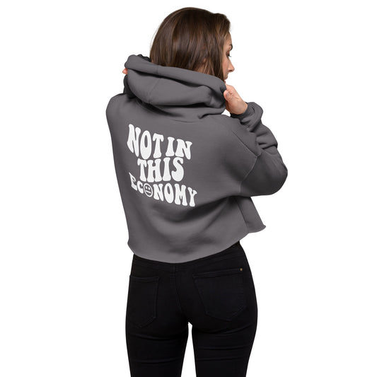 RedHanded Not In This Economy Cropped Hoodie-3