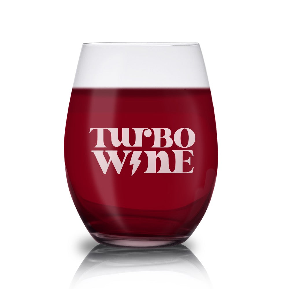 RedHanded TurboWine Stemless Wine Glass