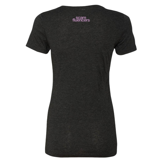 Scamfluencers Scam Artist Women's Tri-Blend T-Shirt-1