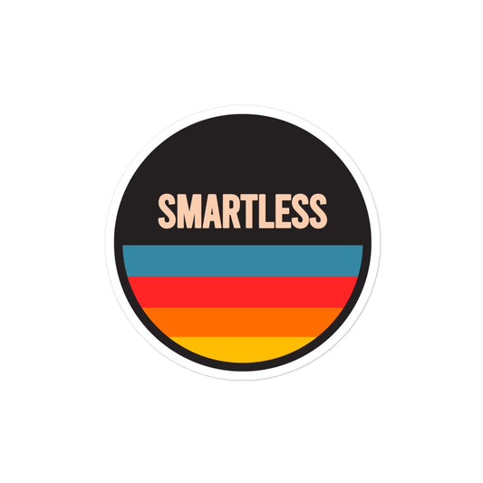 SmartLess Circle Logo Die Cut Sticker-0