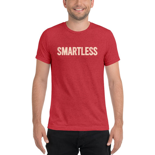 SmartLess Logo Adult Tri-Blend T-Shirt-6