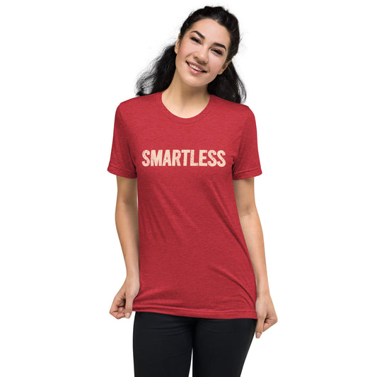 SmartLess Logo Adult Tri-Blend T-Shirt-7