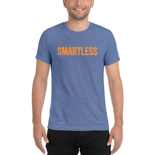 SmartLess Logo Adult Tri-Blend T-Shirt-9