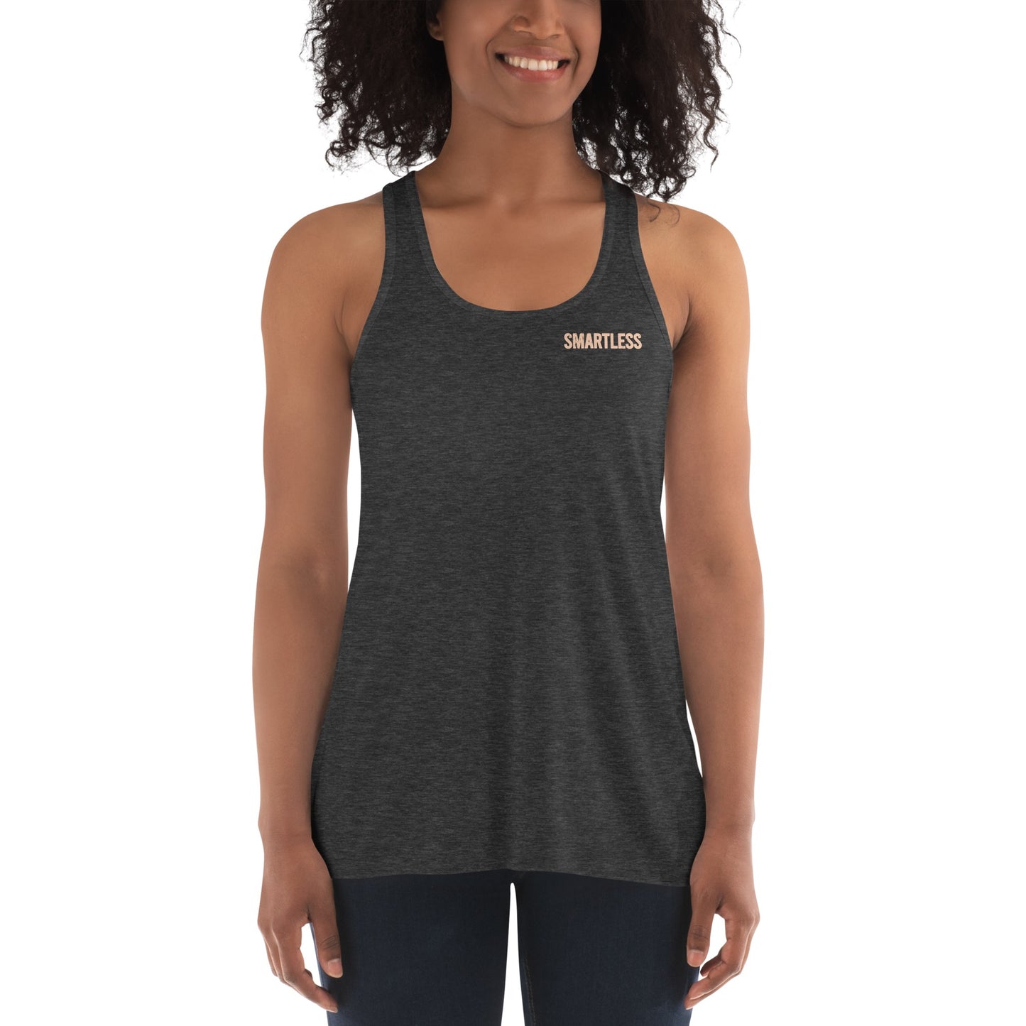 SmartLess Logo Women's Flowy Racerback Tank Top