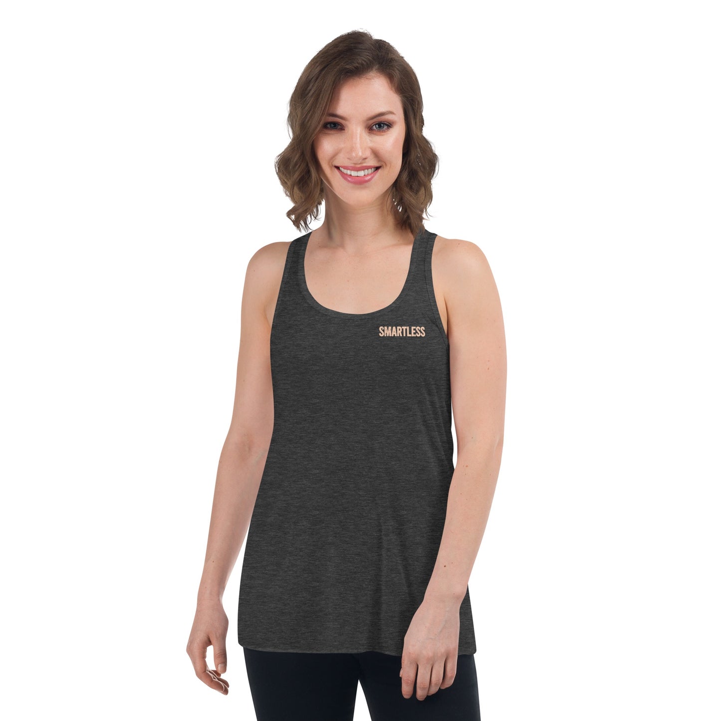 SmartLess Logo Women's Flowy Racerback Tank Top