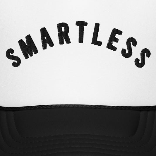 SmartLess Logo Embroidered Foam Trucker Hat-2