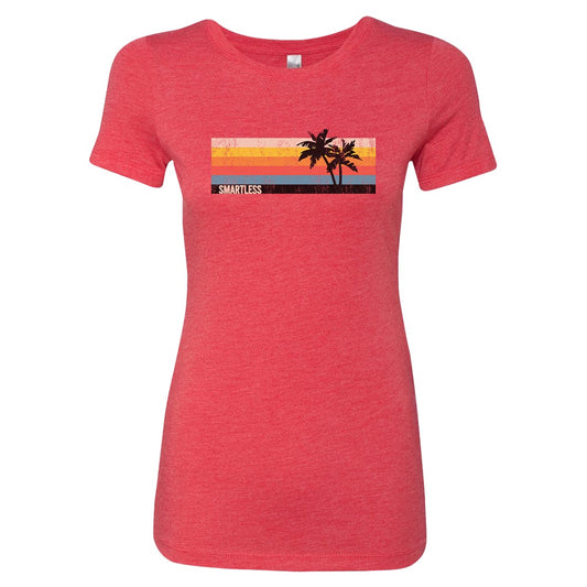 SmartLess Palm Women's Tri-Blend T-Shirt-0