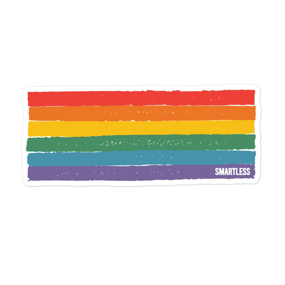 SmartLess Pride Stripes Sticker