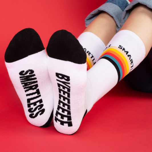 SmartLess Crew Athletic Socks-2