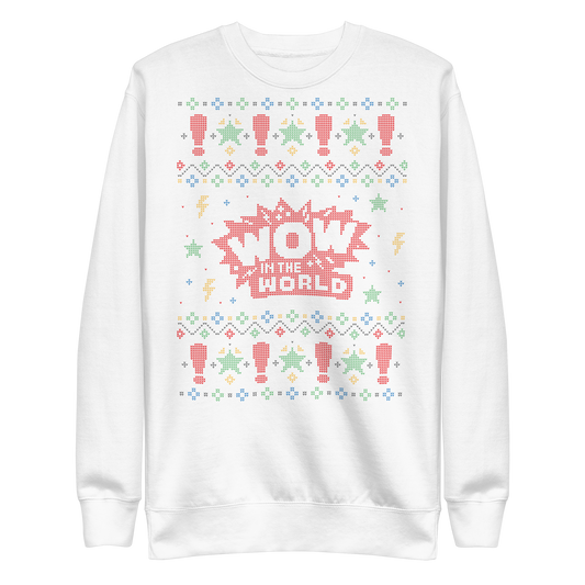 Wow in the World Holiday Unisex Fleece Pullover-0