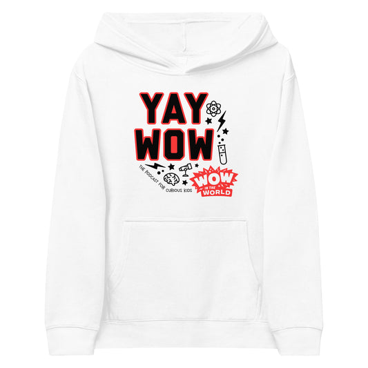 Wow in the World Yay Wow Kids Hooded Sweatshirt-3