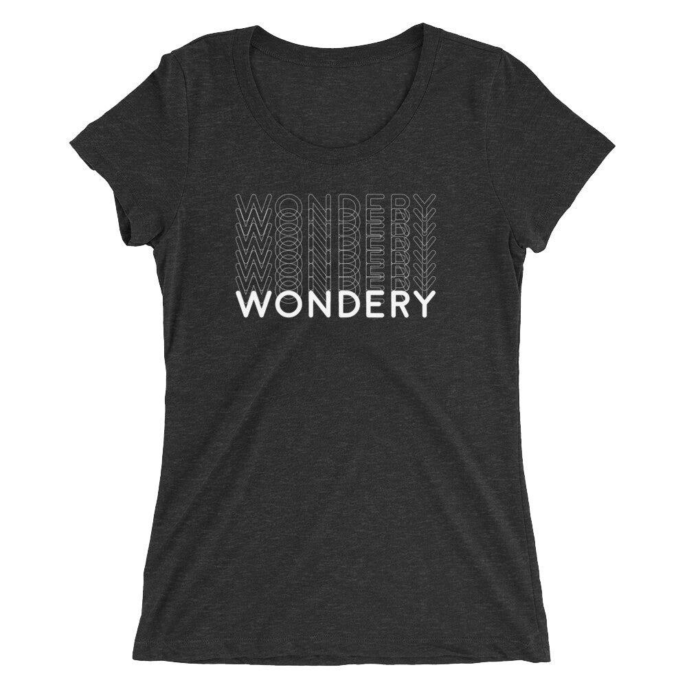 Wondery Repeating Women's Tri-Blend T-Shirt