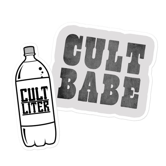 Cult Liter Logo & Cult Babe Sticker Set-0