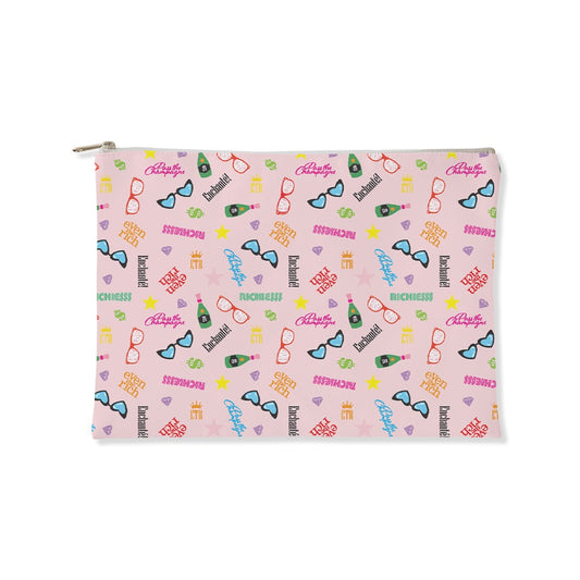 Even the Rich Mash Pattern Accessory Pouch-0