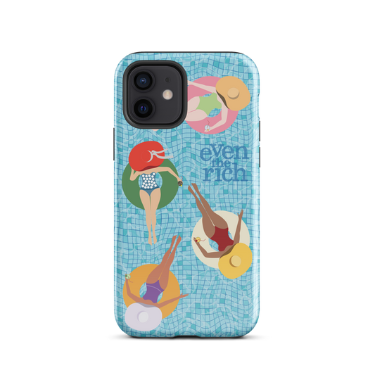 Even the Rich Pool Tough Phone Case - iPhone-0