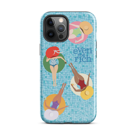 Even the Rich Pool Tough Phone Case - iPhone-9
