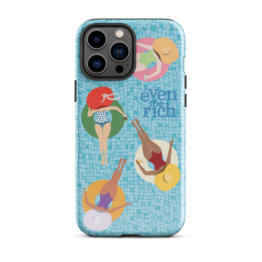 Even the Rich Pool Tough Phone Case - iPhone-21