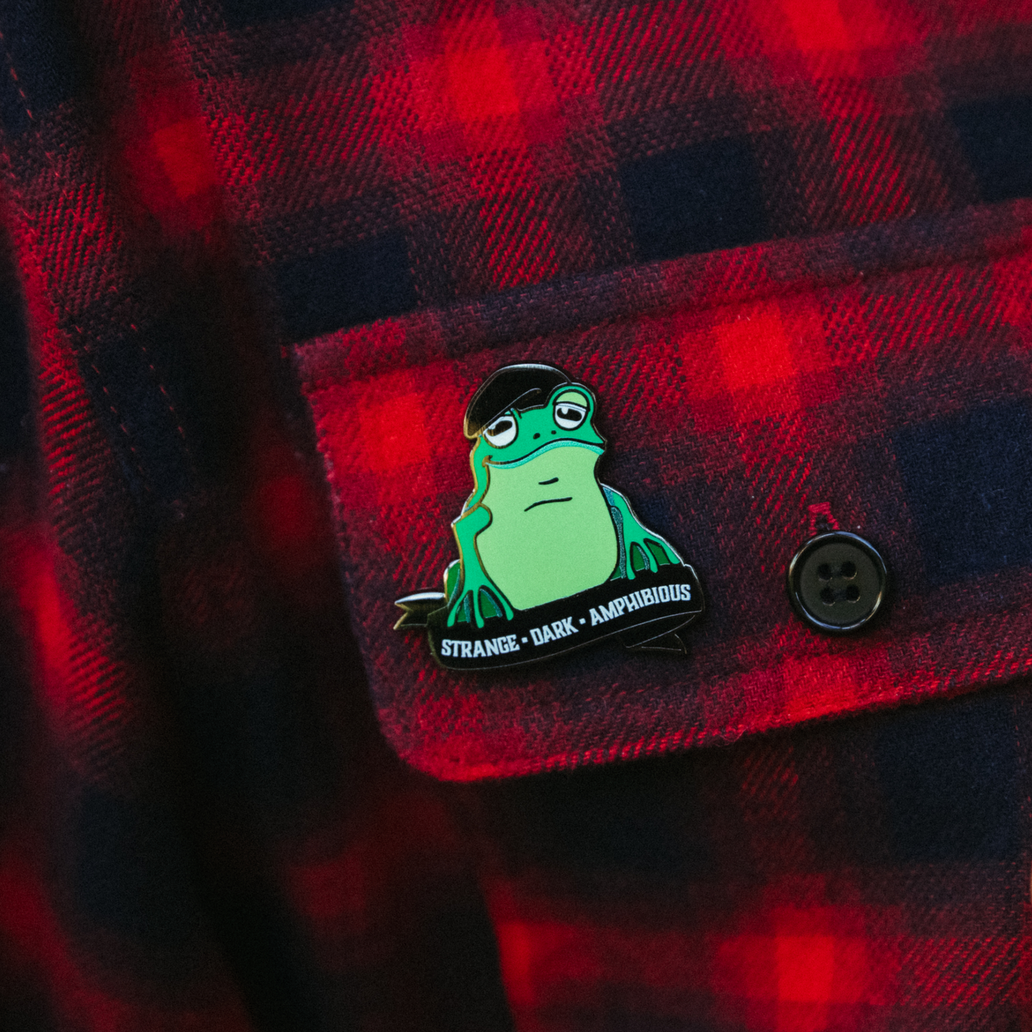 MrBallen Lungy the Frog Pin
