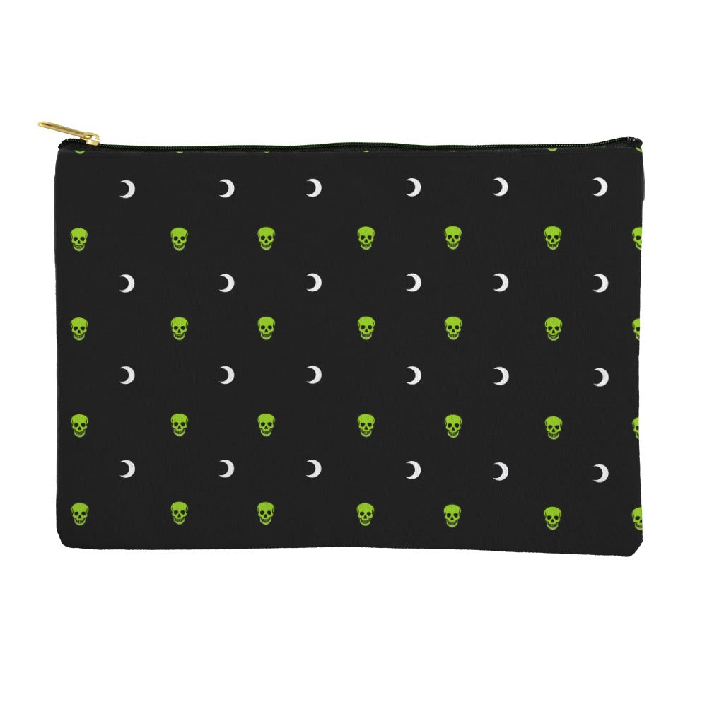 Morbid Skeletons Pattern Accessory Pouch