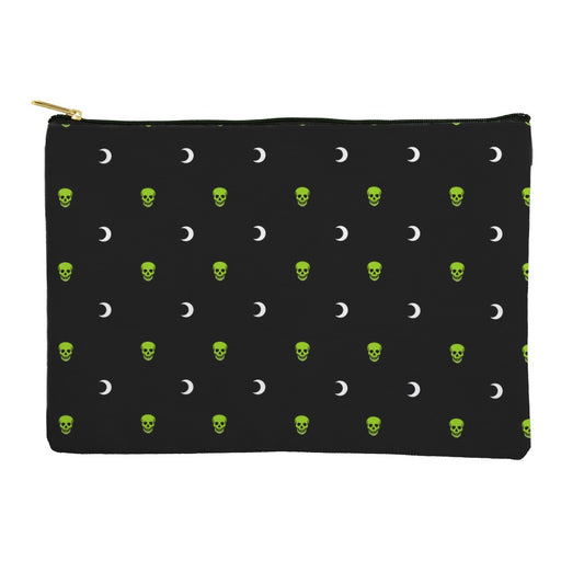 Morbid Skeletons Pattern Accessory Pouch-2