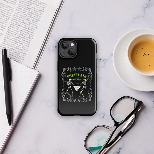 Morbid Fresh Air Is For Dead People Tough Phone Case - iPhone-26