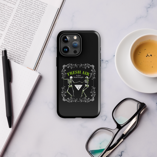 Morbid Fresh Air Is For Dead People Tough Phone Case - iPhone-47