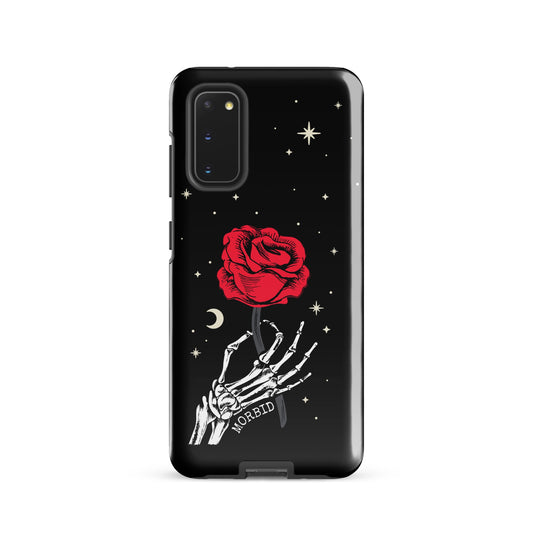 Morbid Skeleton Rose Samsung Tough Case-0