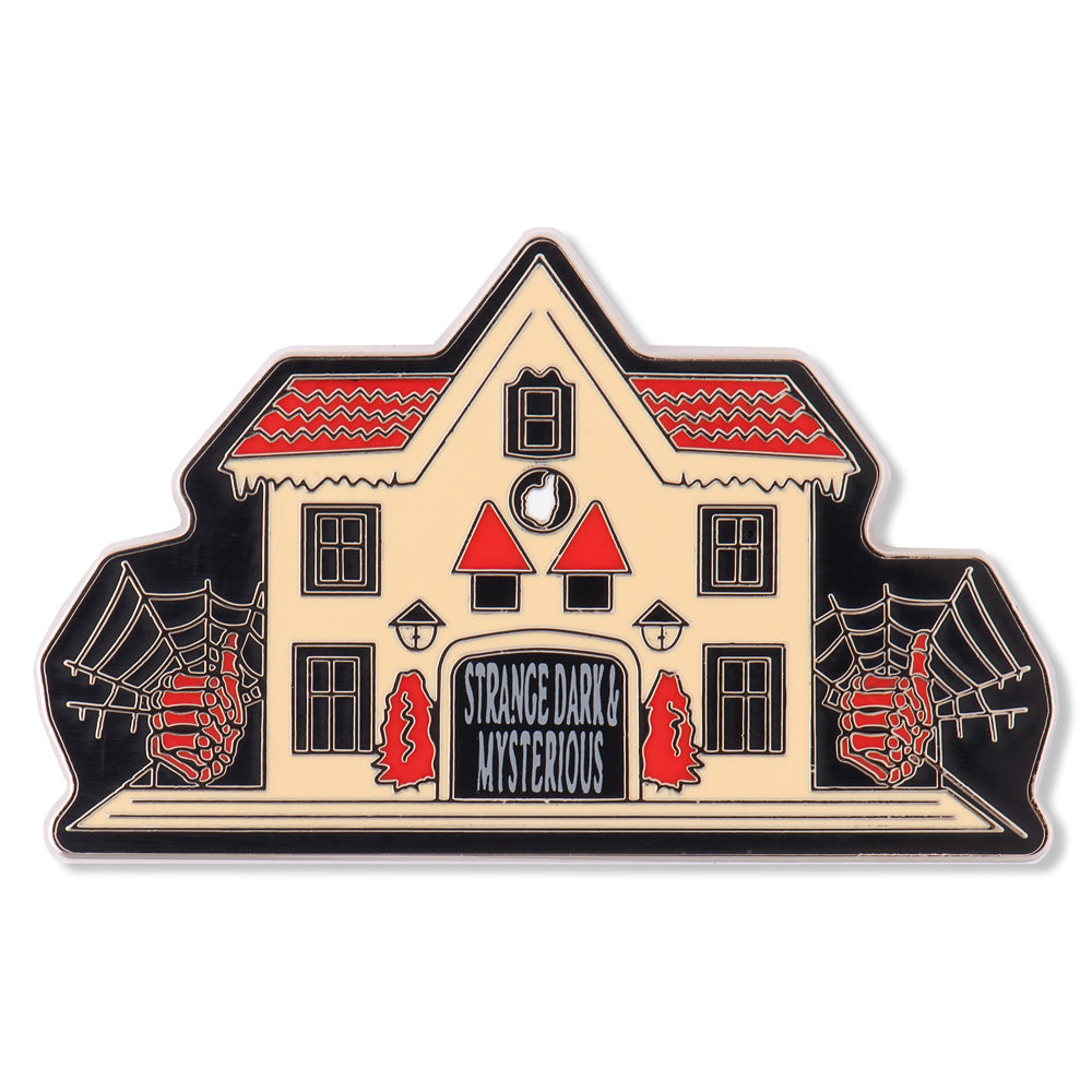 MrBallen Haunted Holiday House Enamel Pin